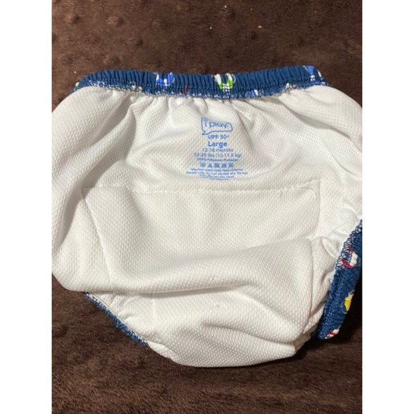 Swim Diaper iPlay Navy Anchors UPF 50 + 12-18m - Picture 7 of 7